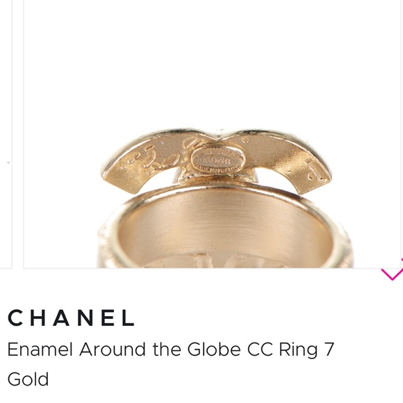 Chanel Around the Globe map ring 7 - Picture 2 of 11